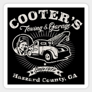 Cooter's Towing & Garage Vintage Hazzard County Dks Sticker